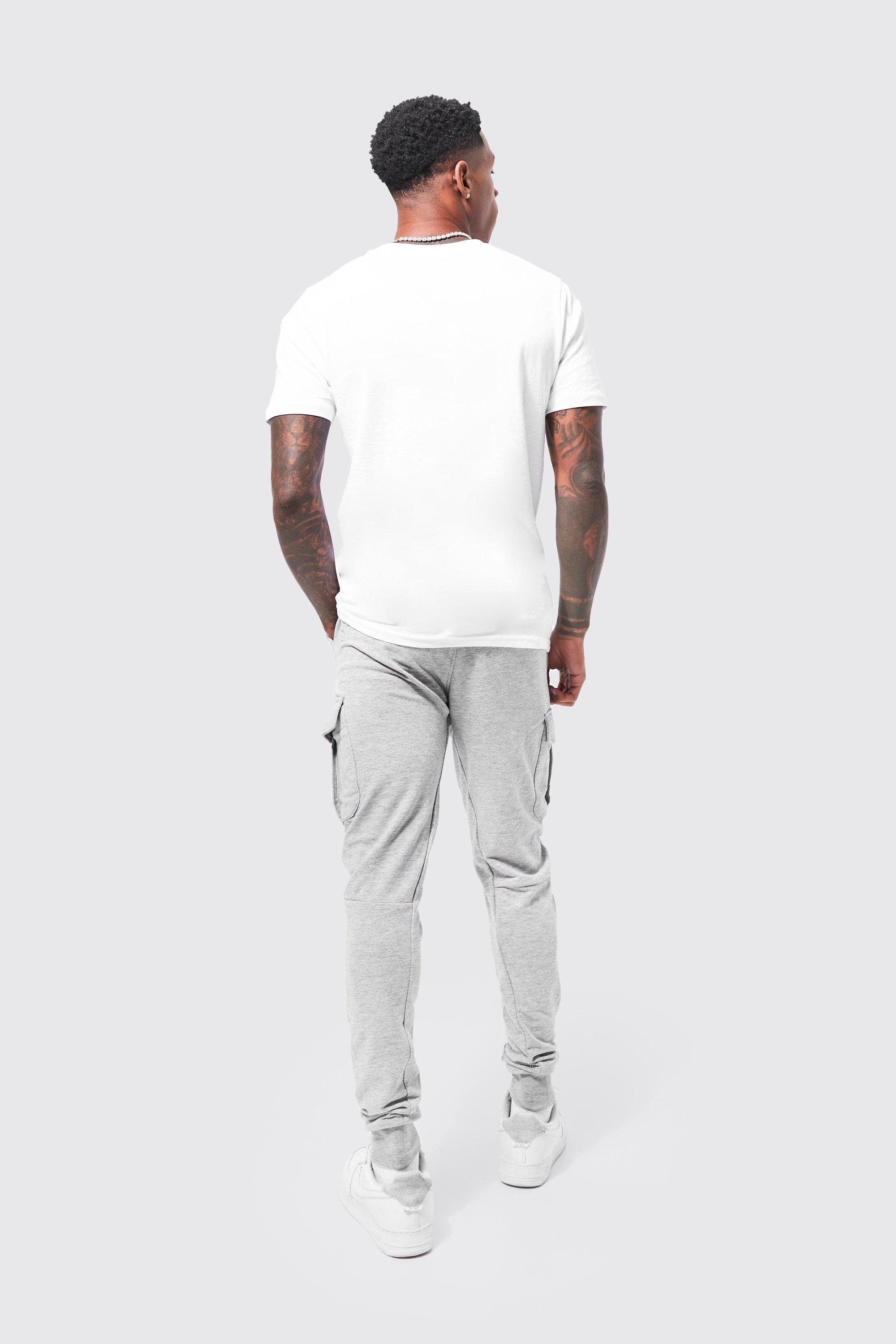 【boohoo】SKINNY FIT CARGO JOGGER(2color) Skinny Fit Cargo Jogger | boohoo